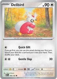 pokemon me01 mega evolution delibird 105 132