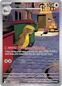 pokemon me01 mega evolution gumshoos 153 132 illustrator rare