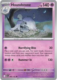 pokemon me01 mega evolution houndstone 066 132