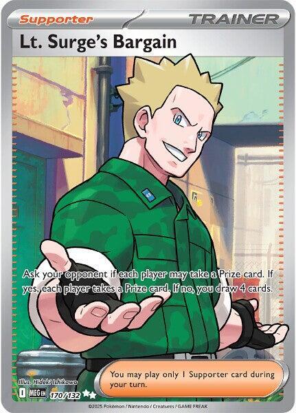 Lt. Surge's Bargain - 170-132 - FULL ART