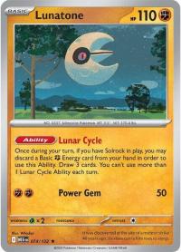 pokemon me01 mega evolution lunatone 074 132