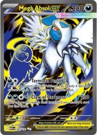 pokemon me01 mega evolution mega absol ex 161 132 full art