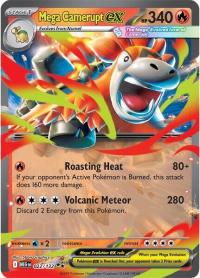 pokemon me01 mega evolution mega camerupt ex 022 132