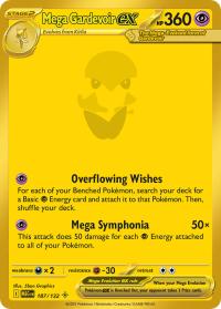 pokemon me01 mega evolution mega gardevoir ex 187 132 secret rare