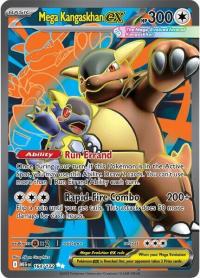 pokemon me01 mega evolution mega kangaskhan ex 164 132 full art