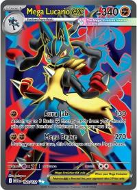 pokemon me01 mega evolution mega lucario ex 160 132 full art