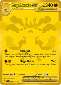 pokemon me01 mega evolution mega lucario ex 188 132 secret rare