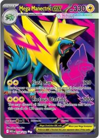 pokemon me01 mega evolution mega manectric ex 158 132 full art