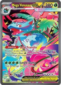 pokemon me01 mega evolution mega venusaur ex 177 132 special illustration rare