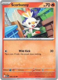 pokemon me01 mega evolution scorbunny 026 132