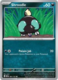 pokemon me01 mega evolution shroodle 091 132 rh