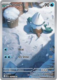pokemon me01 mega evolution snover 140 132 illustrator rare