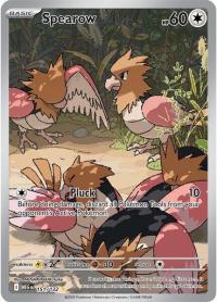 pokemon me01 mega evolution spearow 151 132 illustrator rare