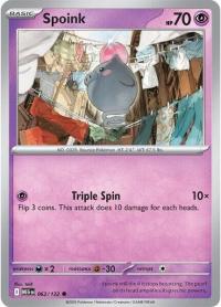 pokemon me01 mega evolution spoink 062 132 rh