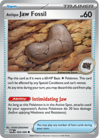 pokemon me03 perfect order antique jaw fossil 068 088