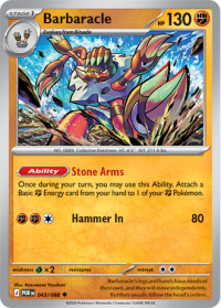 pokemon me03 perfect order barbaracle 043 088