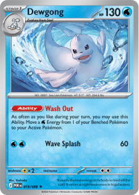 pokemon me03 perfect order dewgong 019 088