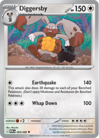 pokemon me03 perfect order diggersby 065 088