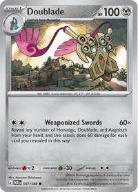pokemon me03 perfect order doublade 057 088 rh
