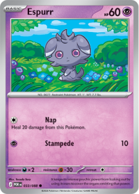 pokemon me03 perfect order espurr 033 088