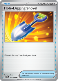 pokemon me03 perfect order hole digging shovel 074 088