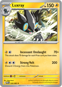 pokemon me03 perfect order luxray 028 088