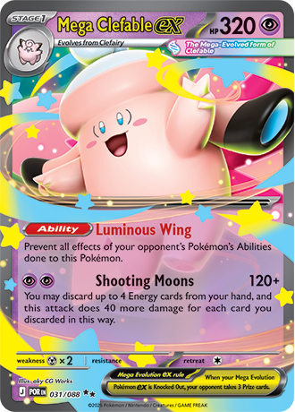 Mega Clefable EX - 031-088