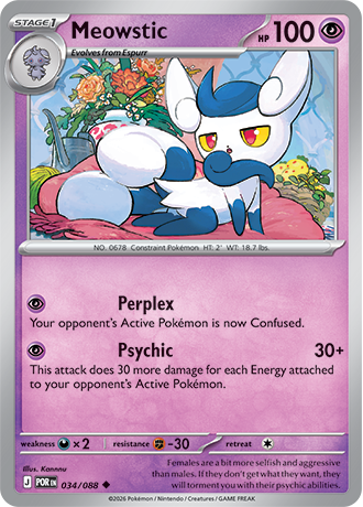 Meowstic - 034-088