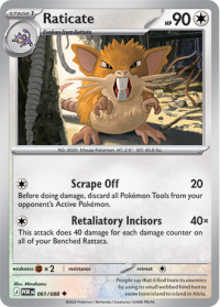 pokemon me03 perfect order raticate 061 088 rh