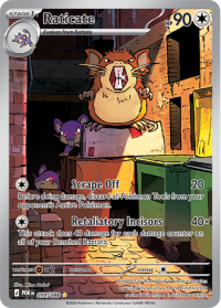 pokemon me03 perfect order raticate 099 088 illustrator rare