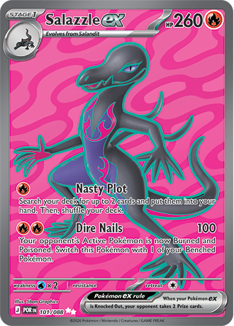 Salazzle EX -101-088 - FULL ART