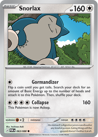 Snorlax - 063-088