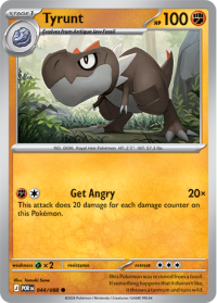 pokemon me03 perfect order tyrunt 044 088