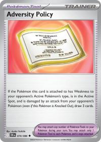 pokemon me04 chaos rising adversity policy 074 086