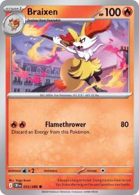 pokemon me04 chaos rising braixen 012 086 rh