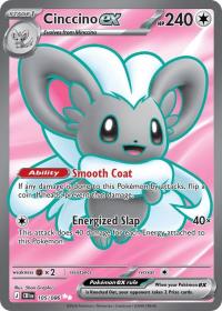 pokemon me04 chaos rising cinccino ex 105 086 full art
