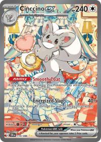 pokemon me04 chaos rising cinccino ex 119 086 special illustration rare
