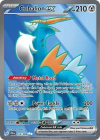 pokemon me04 chaos rising cobalion ex 103 086 full art