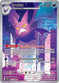 pokemon me04 chaos rising crobat 093 086 illustration rare