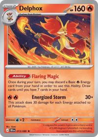pokemon me04 chaos rising delphox 013 086
