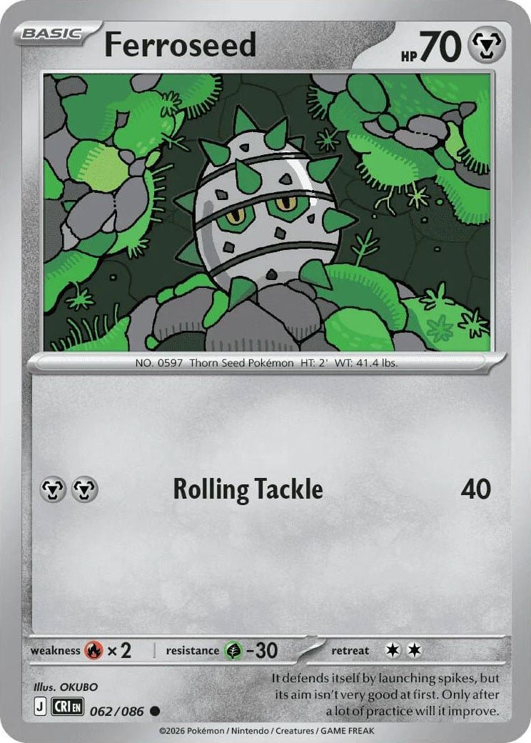 Ferroseed - 062-086 (RH)
