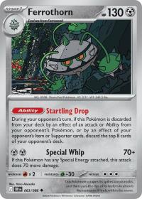 pokemon me04 chaos rising ferrothorn 063 086