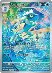 pokemon me04 chaos rising frogadier 089 086 illustration rare