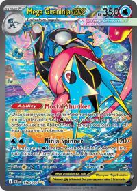 pokemon me04 chaos rising mega greninja ex 116 086 special illustration rare