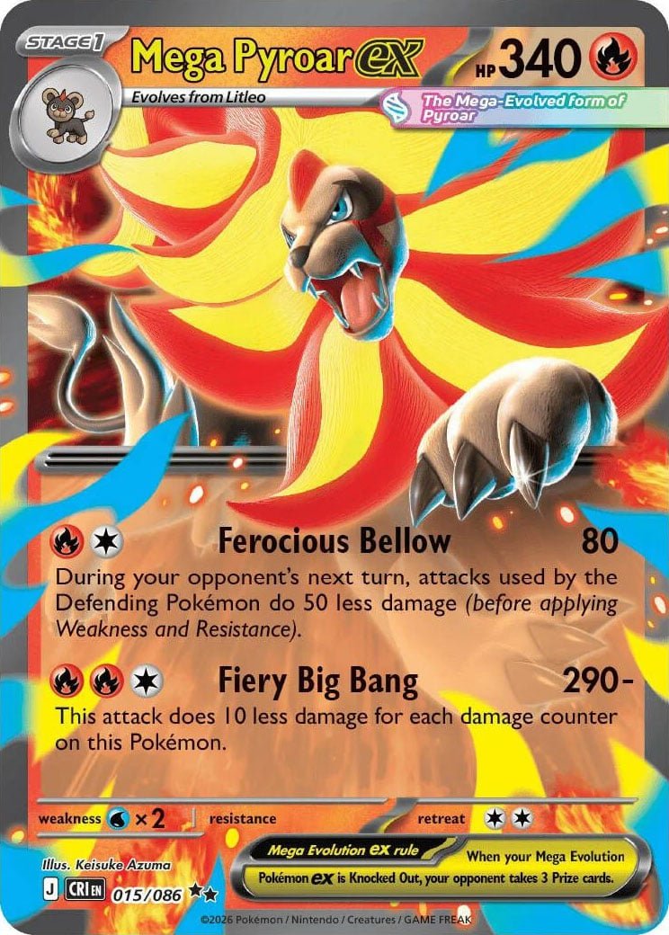 Mega Pyroar EX - 015-086