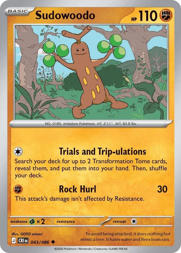 Sudowoodo - 043-086