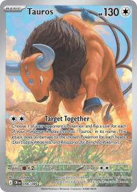 pokemon me04 chaos rising tauros 096 086 illustration rare