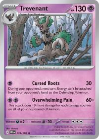 pokemon me04 chaos rising trevenant 039 086