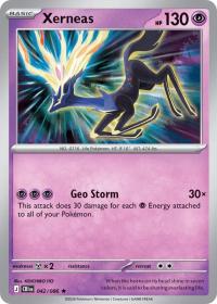 pokemon me04 chaos rising xerneas 042 086