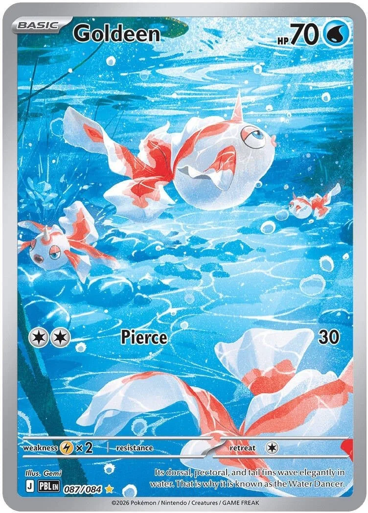 Goldeen - 087-084 - Illustration Rare